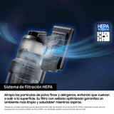 Samsung Aspiradora sin Cable Bespoke AI Jet Ultra 400W con Sistema de filtración HEPA VS90F40DEK/WA