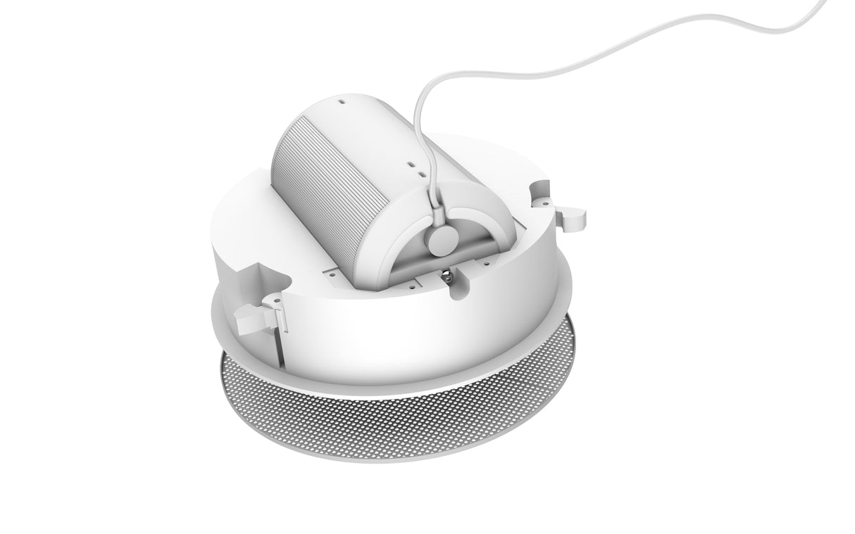 Flexson Soporte de Techo para Sonos ERA 100, Sonos One/One SL - Negro/Blanco