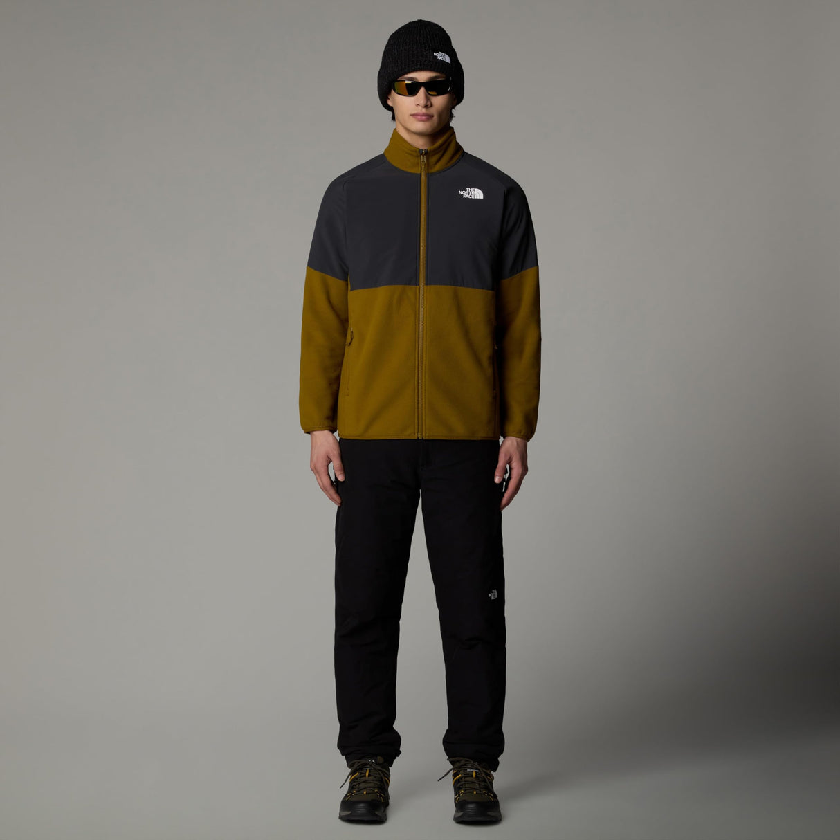 The North Face NF0A89JG7O01 M GLACIER HEAVYWEIGHT FULL ZIP Jacket Hombre MOSS GREEN/ASPHALT GREY Tamaño M