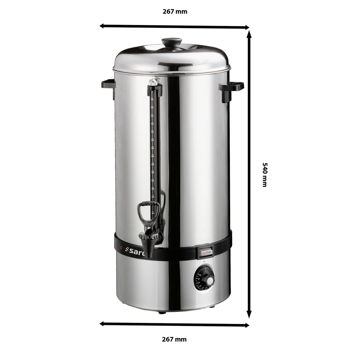 Saro 317 – 2000 de vino caliente y agua caliente Caldera Modelo Hot Drink, 19 L, 2400 W