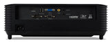 Acer Proyector DLP X1328WH (WXGA (1.280 x 800 píxeles) 5.000 lúmenes ANSI, Contraste 20.000:1, 3D, Keystone, 1 Altavoz de 3 W, HDMI (HDCP), conexión de Audio, Negro, Cine en casa/Negocios