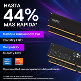 Crucial Pro RAM DDR5 64GB (2x32GB) 5600MHz, Intel XMP 3.0 / AMD Expo, PC Memoria - CP2K32G56C46U5