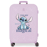Joumma Disney You Are Magical Maleta Mediana Lila 48x70x28 cms Rígido 4,32 kgs Cierre TSA Integrado ABS 4,32 kgs 79L