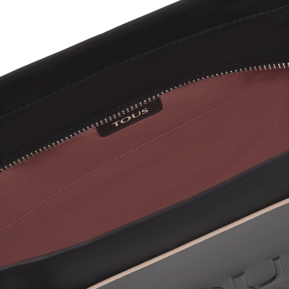 TOUS, BANDOLERA L. EMPIRE SOFT para Mujer, NEGRO, GRANDE