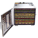 Biochef Arizona PRO - Deshidratador (10 bandejas, acero inoxidable)