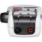 VOLTCRAFT VC-750 E - Pinza de corriente, multímetro manual calibrado (ISO), digital a prueba de salpicaduras (IP54) CAT IV 600 V indicador