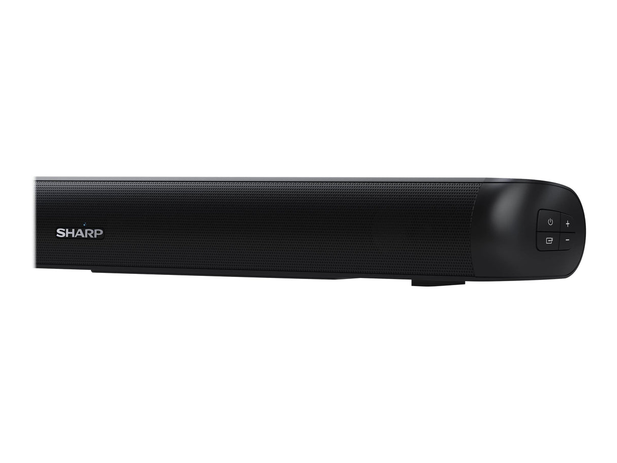 Sharp HT-SB107 2.0 Barra de Sonido, Cine en Casa, Bluetooth, HDMI ARC/CEC, USB Playback, Potencia Máxima Total de Salida 90 W, 65 cm, Color Negro