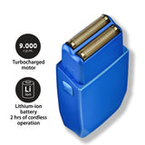 Stylecraft Afeitadora Eléctrica Profesional para Hombre, Barba y Pelo, 120 min Autonomía Sin Cable, Lámina Titanio Dorado Hipoalergénica, Compatible con Cargadores Inalámbricos QI