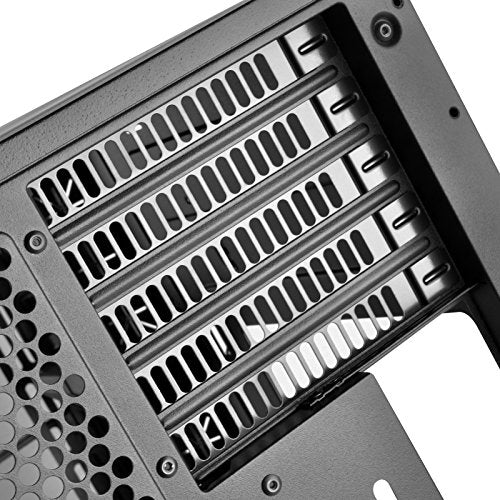 Silverstone SST-LD01B Lucid Serie Mini Tower Micro ATX - Caja para Ordenador (3 Paneles Laterales de Cristal Templado)