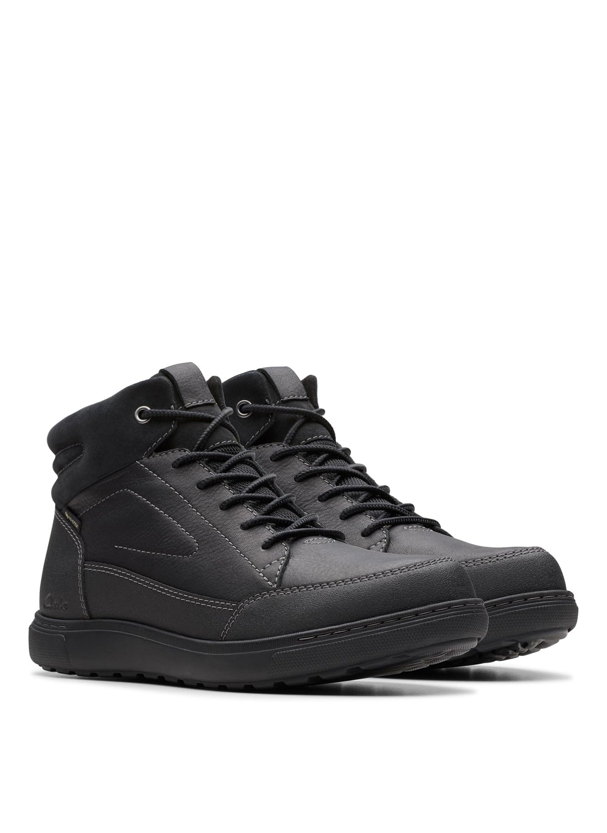 Clarks Mapstone HiGTX, Botas de Moda Hombre, Black WLined Lea, 42.5 EU