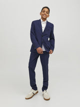 JACK&JONES JUNIOR Jprsolar Noos Jnr-Suéter Traje, Azul Medieval, 164 para Niños
