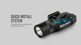 OLIGHT Baldr Pro R 1350LM 200M Linterna Lámpara Luz Recargable USB Magnética con LED Luz Blanco Compatible Batería Incorporada para Actividades Deportivas Negro