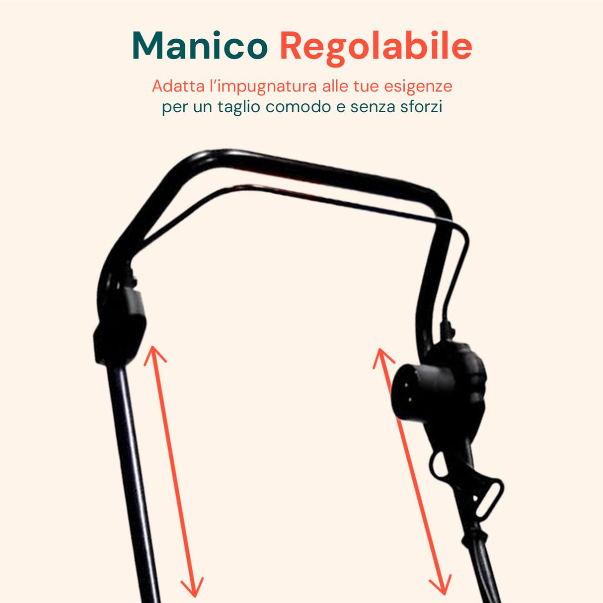 Cortacésped eléctrico de inducción – Cortacésped Ajustable, 5 Alturas de Corte, diámetro de Corte 380 mm, Velocidad 3000 RPM, 1600 W, 230 V, con Cesta de Recogida 50 l, 143 x 105 x 55 cm