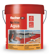 Fischer - Pintura impermeabilizante embaldosable 15L para terrazas, tejados, transitable, Gris