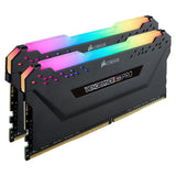 Corsair Vengeance RGB PRO - Kit de memoria 16 Gb (2 x 8 GB), DRAM DDR4, 3600 MHz, C18, Negro