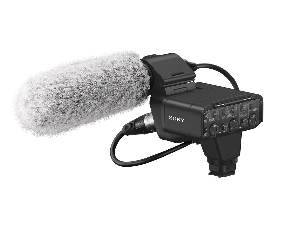 Sony XLR-K3M - Juego de Adaptador con Caja XLR y micrófono direccional, Color Negro
