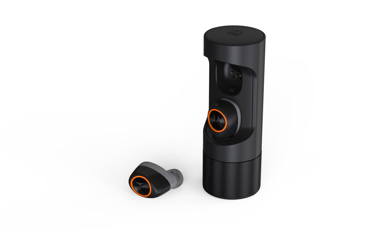 Motorola VerveOnes+ ME | Auriculares Bluetooth Inalambricos, impermeable IP54, Compatibles con Alexa, Siri y Google Now | Auriculares inteligentes True Wireless para Smartphones