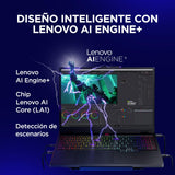 Lenovo Legion 5 Gen 10 - Portátil Gaming IA 15.1" OLED (Intel Core i7-13650HX, NVIDIA GeForce RTX 5060, 32GB RAM, 1TB SSD, 165Hz, Wi-Fi7, Sin Sistema Operativo) QWERTY RGB 24 Zonas Español - Negro