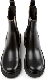 Camper Women's Modern Chelsea Boot, Black, 37 EU
