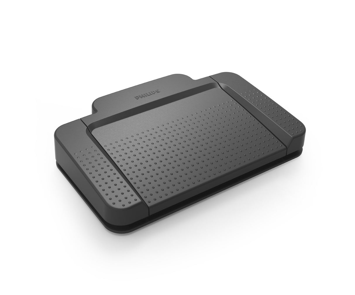 Philips ACC2310 Interruptor de pie USB, diseño con 3 Pedales, conectar y Usar, sin Software, Color Gris Antracita