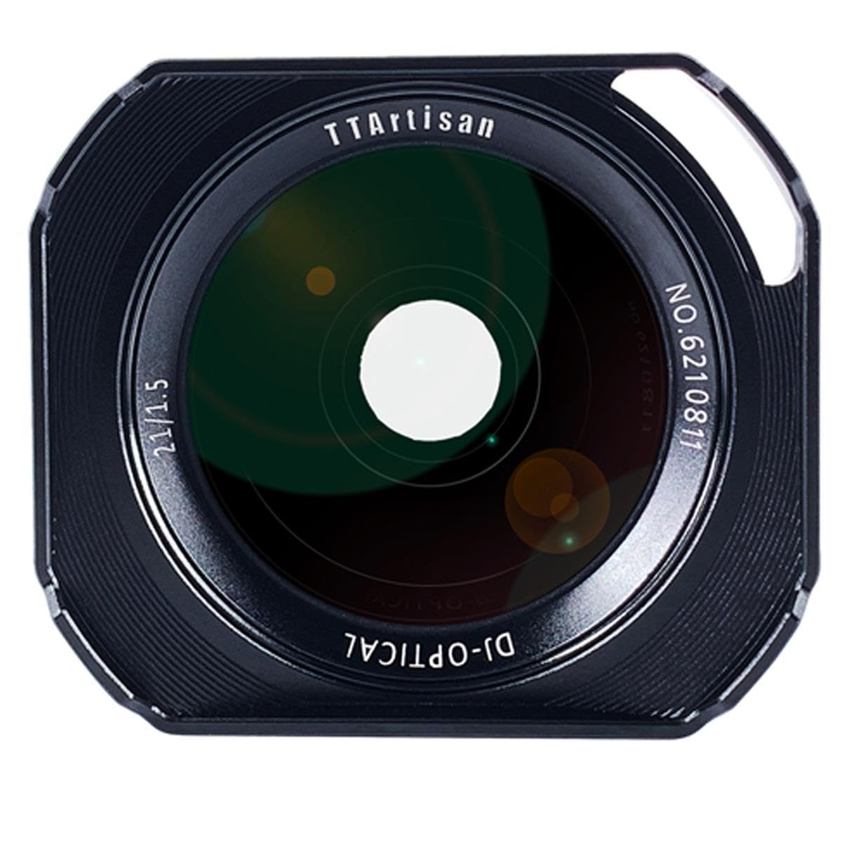 TTArtisan Lente de Cuerpo de Metal Macro F1.5 de 21 mm Compatible con Montura Leica M, Color Negro