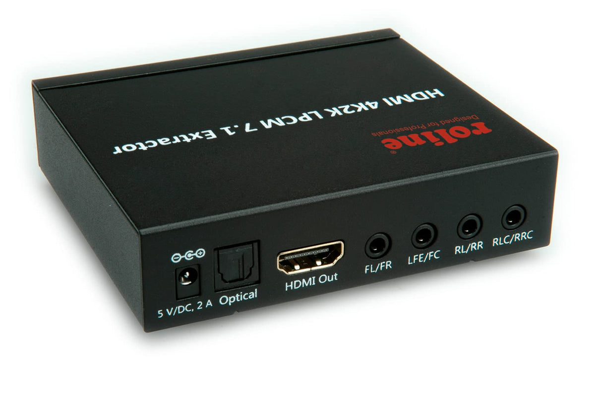 ROLINE Extractor Audio HDMI 4K2K LPCM7.1, Negro