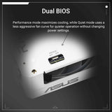 ASUS Dual Radeon RX 9060 XT 16 GB GDDR6 White Edition - Tarjeta gráfica (PCIe 5.0, HDMI 2.1b, DisplayPort 2.1a, diseño de 2,5 Ranuras, Ventilador Axial-Tech, tecnología 0dB)