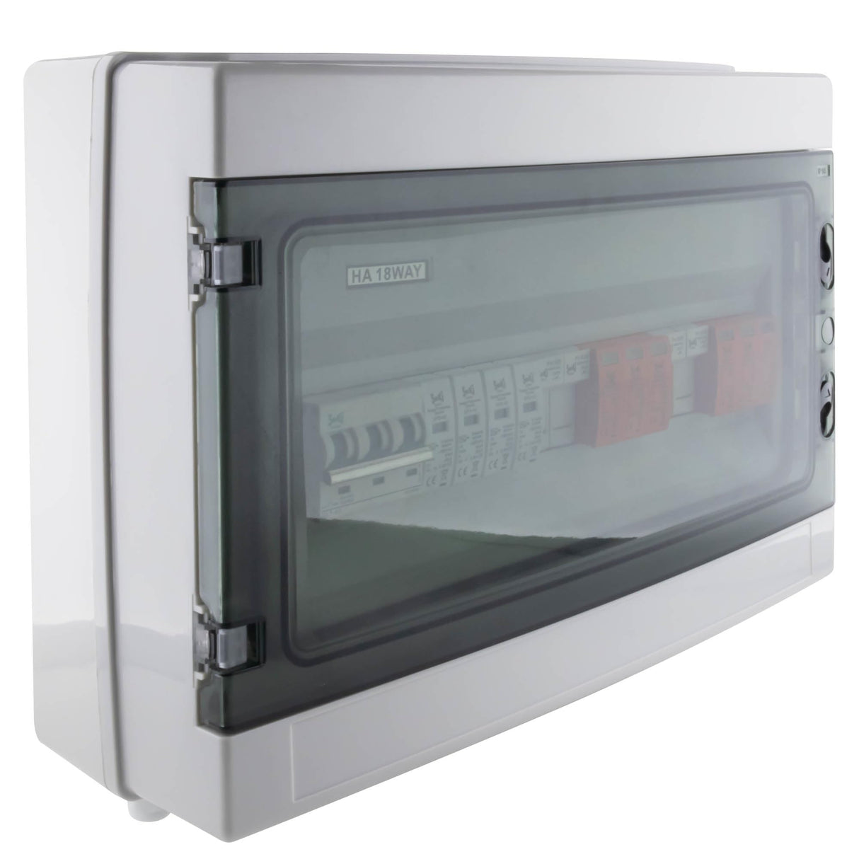 SeKi DC/AC 2 Strings 3P DC, 4P AC T2 Solar caja de conexiones Protección contra sobretensiones/protección contra rayos 32 A 1000 V; carcasa de superficie IP65 18 módulos; fotovoltaica fotovoltaica