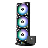 ENERMAX AquafUSION II 360 mm ARGB AIO CPU de refrigeración por agua|Dual Chamber|TDP 370 W+|Intel LGA 1851/1700/115x/2066|AMD AM5/AM4 | Pantalla digital | 3 x ventiladores SquA RGB ADV 120 PWM |