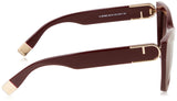 Furla, SUNGLASSES, SFU882-52-09FH, SHINY FULL BORDEAUX, Female