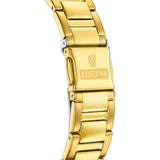 Festina Reloj Mujer F20609/1 Boyfriend Collection Caja de Acero Inoxidable 316l Dorado Correa de Acero Inoxidable 316l Dorado