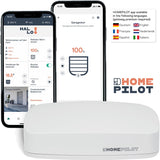 RADEMACHER HOMEPILOT - Motor puerta garaje Premium Smart | Control cómodo de la puerta desde la app. Compatible con puertas basculantes y seccionales de hasta 12,5 m² (altura máxima 2,4 m).