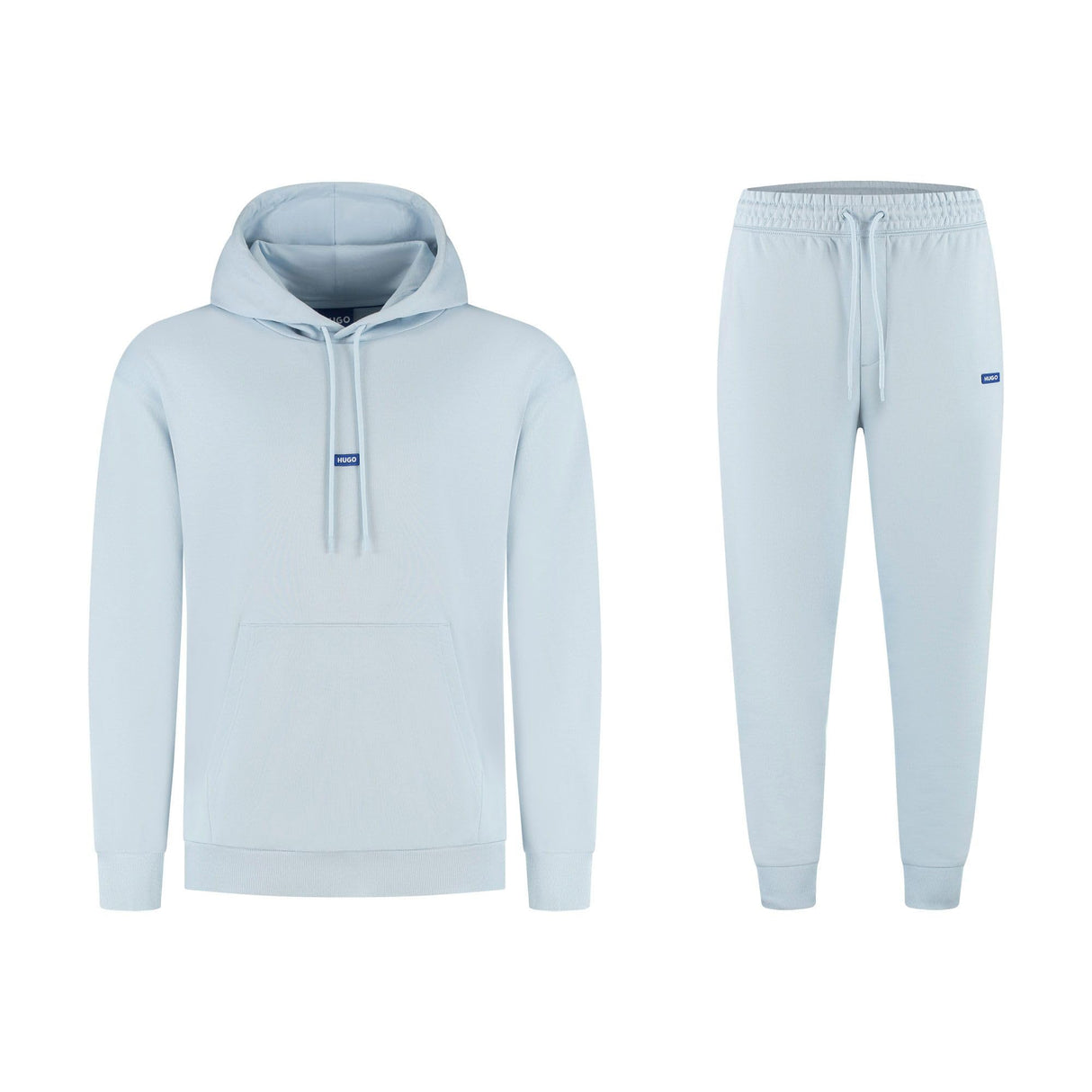 HUGO Tracksuit_NalonsoNap 10249110 Sudadera, Open Blue487, L para Hombre