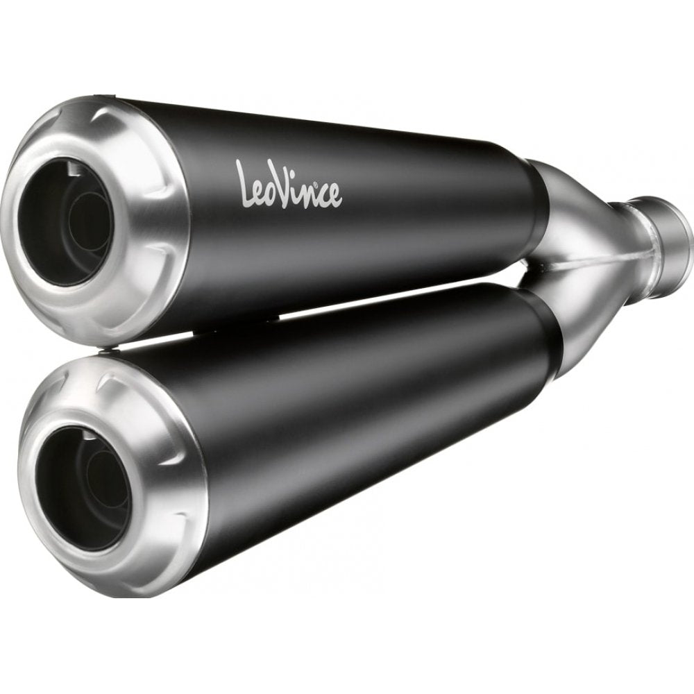 Sistema de escape completo LeoVince SBK GP DUALS, acero inoxidable para Yamaha XSR 700 modelo 2016-2020
