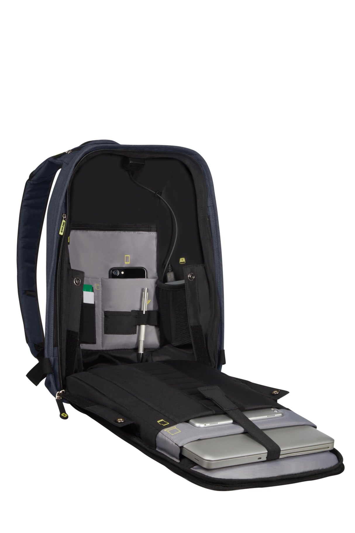 Samsonite Securipak - Mochila para Portátil de 15,6 Pulgadas, 44 cm, 17 L, Azul (Azul Eclipse)