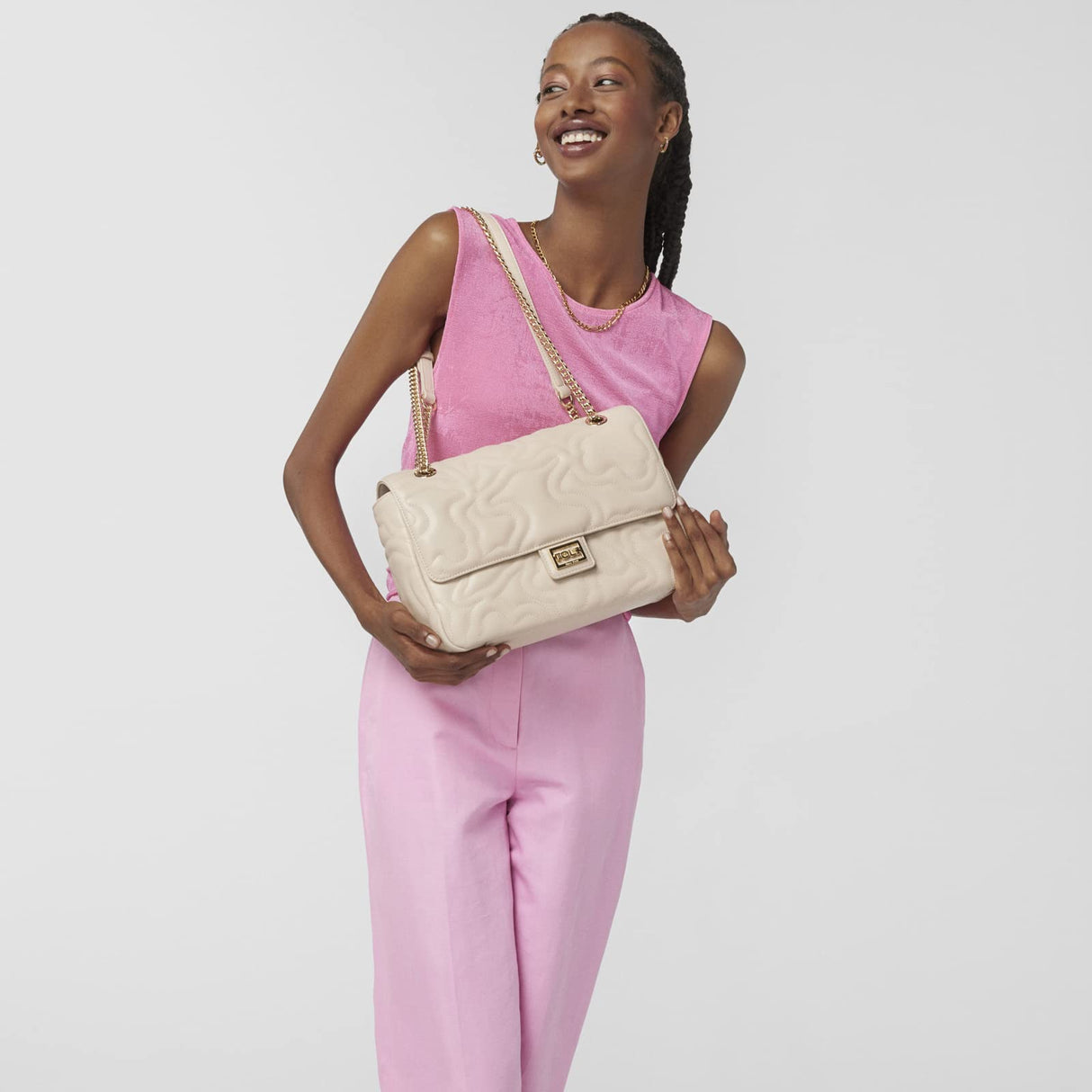 Tous 2001576943, Bolso Bandolera Solapa Kaos Dream Beige, Mediana Women's, One Size