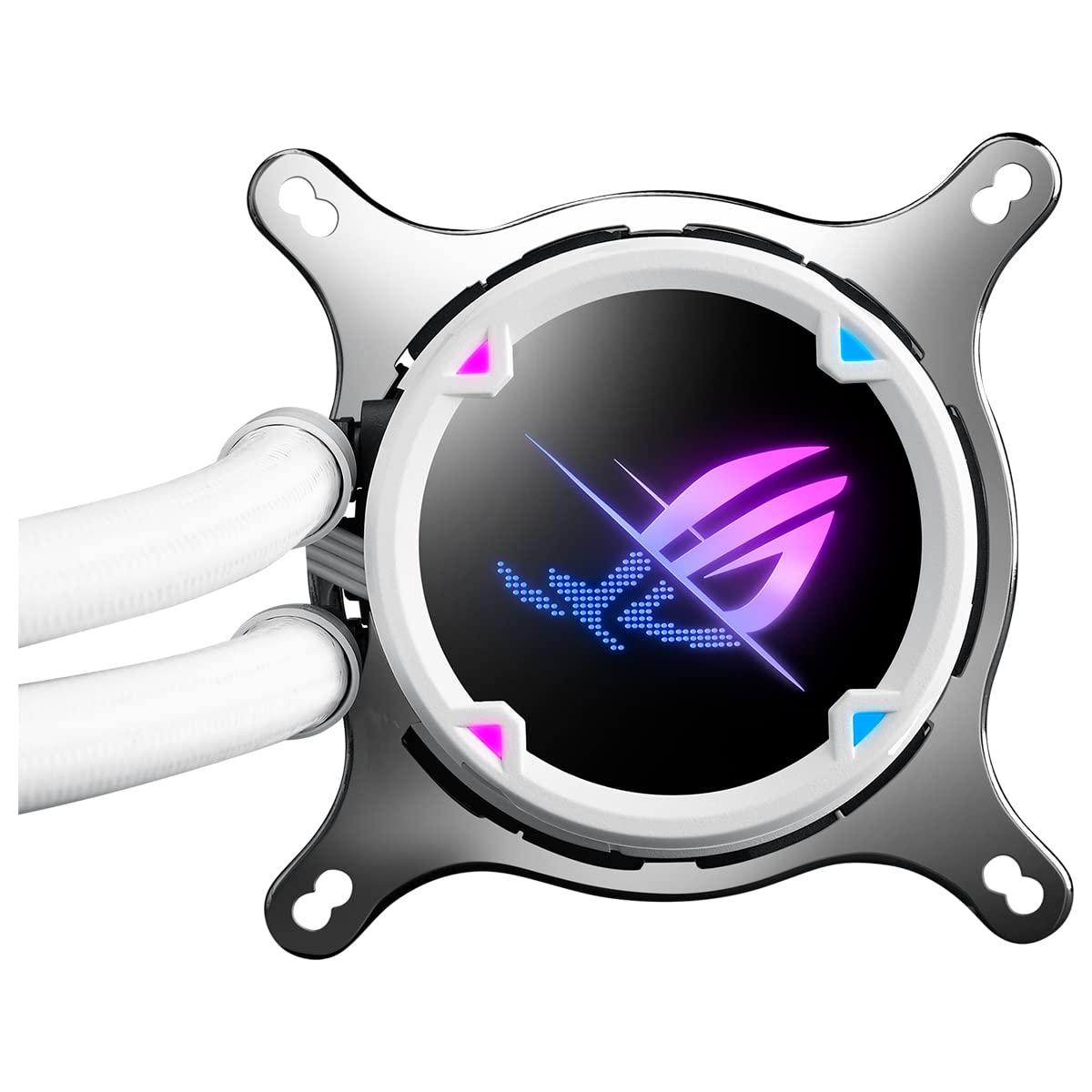 ASUS ROG Strix LC 240 ARGB - Cooler CPU Todo en uno con Aura Sync, Soporte Intel LGA 1700/1200/1150/1151/1152/1155/1156/2011/2011-3/2066 y AMD AM4/TR4, Dos Ventiladores RGB direccionables ROG 120 mm