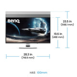 BenQ MOBIUZ EX321UZ 31,5" 4K QD-OLED 4ª Gen. 240Hz 0,03ms HDMI 2.1, DP2.1a(80Gbps) USB-C 90W, 99% DCI-P3, DisplayHDR 400, FreeSync Premium Pro, Mando a Distancia, 3 años garantía OLED