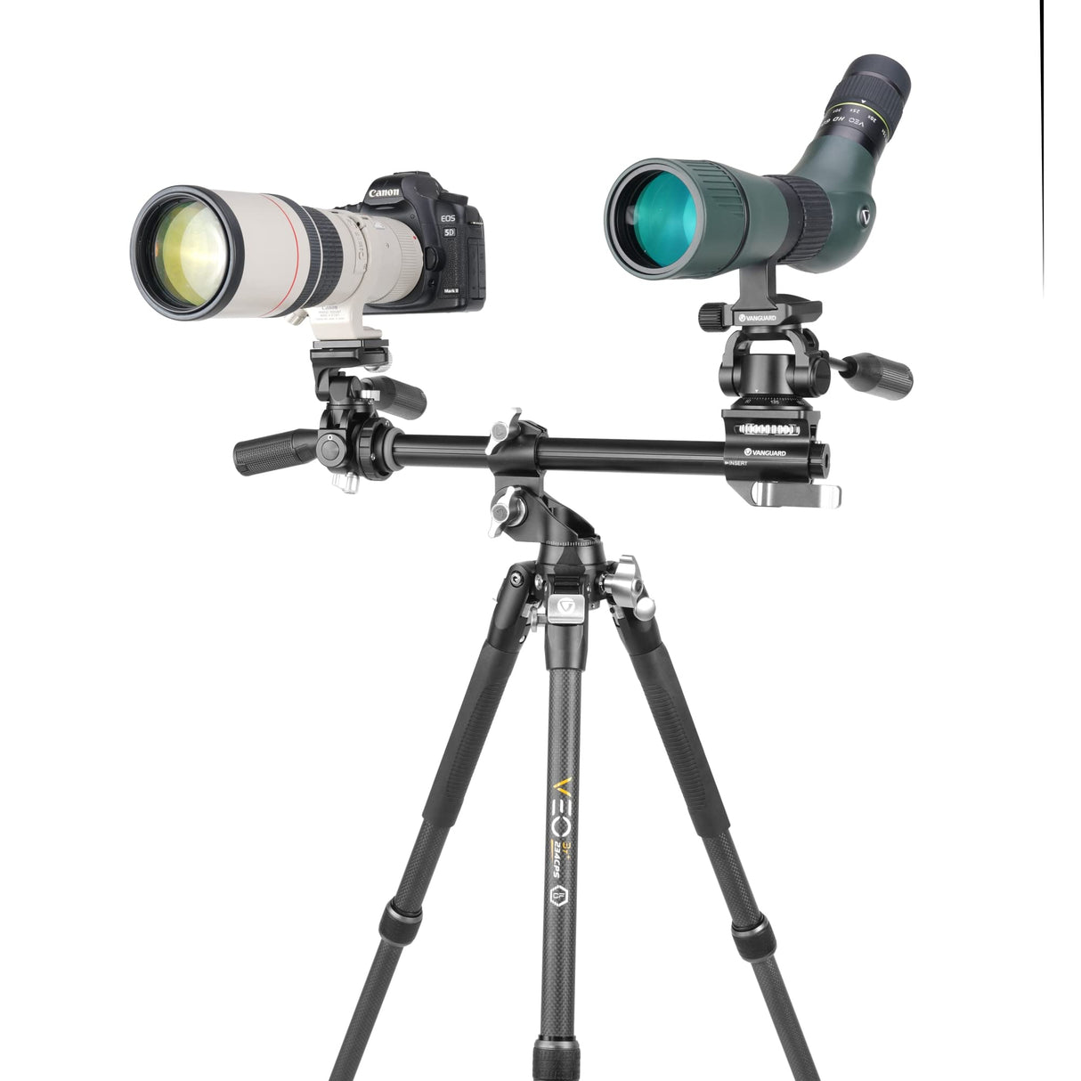 Vanguard Veo 3T+ 234CPS - Trípode Fibra Carbono descentrable y Plegable 3 vías