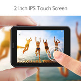 AKASO Cámara Deportiva Nativo 4K/30fps 20MP WiFi Cámara de Acción con Pantalla táctil Cámara Sumergible Acuática 30M 170° Gran Angular Control Remoto EIS 2 Baterías Multi Accesorios (V50 Pro)
