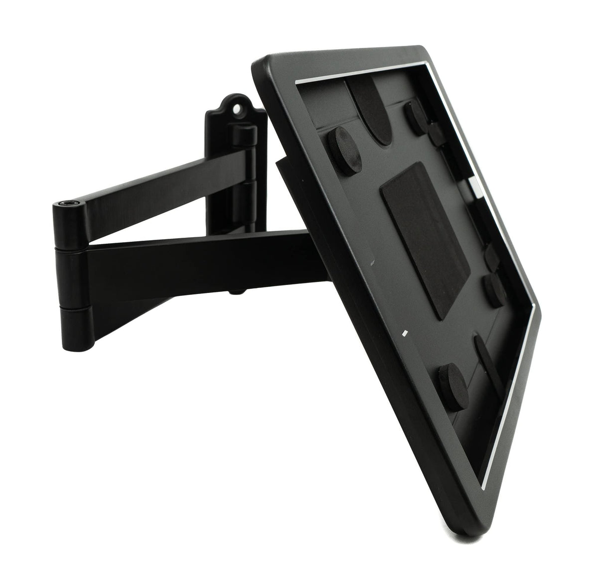 System-S Soporte de Pared con Cerradura 360° para iPad Pro 12,9 Pulgadas, 2018, 2020 y 2021, Color Negro