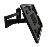 System-S Soporte de Pared con Cerradura 360° para iPad Pro 12,9 Pulgadas, 2018, 2020 y 2021, Color Negro