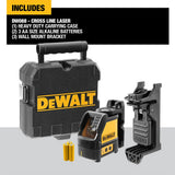 DeWalt DW088CG-XJ - Láser Autonivelante de 2 Líneas en Cruz (Horizontal y Vertical), Color Verde