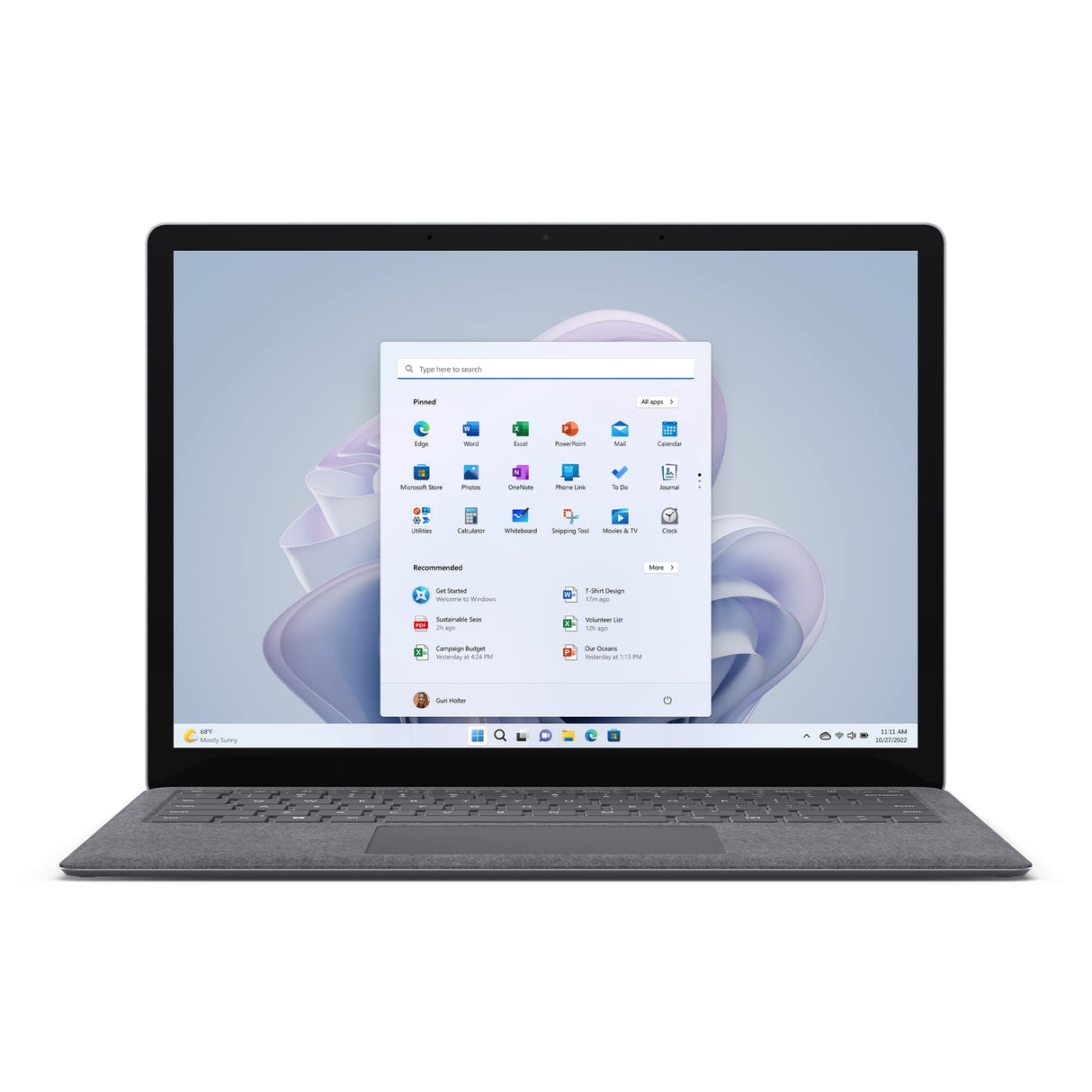 Microsoft Surface Laptop 5-Ordenador portátil de 13,5" táctil accionado por Intel EVO, 12º generacion Intel Core i5-1235U, 8GB RAM, 512GB SSD con Intel Iris Xe Graphics y Windows 11 Home