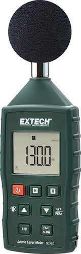 Extech SL510 Medidor de nivel de sonido, Verde
