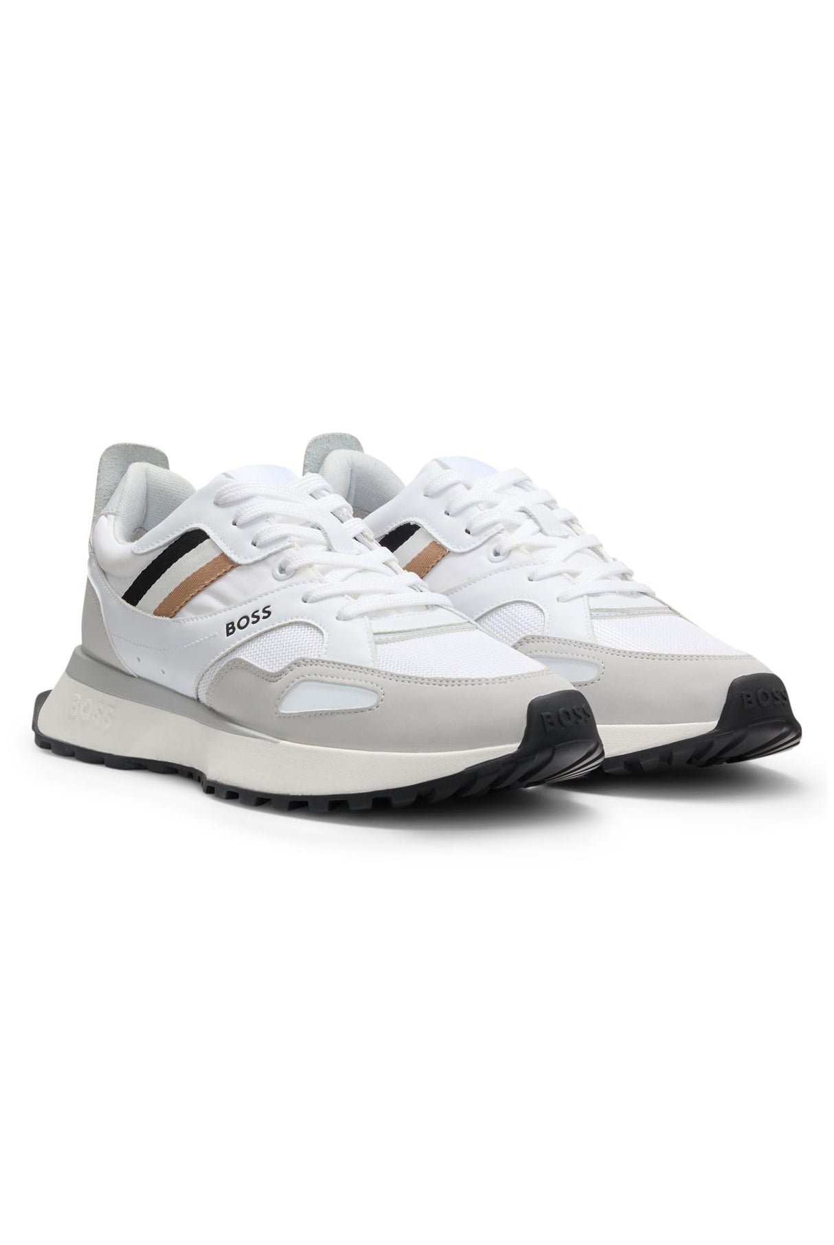 BOSS, Jonah_Runn_MX_N Hombre, Blanco, 42 EU