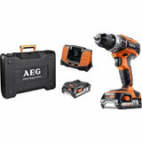AEG 4935459722 Taladro Combi Compacto 18V-2,0 Ah-Pro Lithium 50Nm-13mm, Naranja y Negro