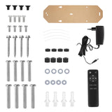 Maclean Soporte de Techo para TV para 23-55'' Motorizado Electrico | Inclinable de 0° a -75° | Mando a Distancia Función de Memoria | Control de la App Tuya | MAX. VESA 400x400 | Carga MAX. 30 kg