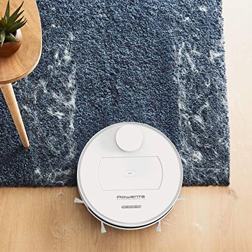 Rowenta X-plorer Serie 75 RR7647 Robot aspirador con mopa con mapeo 2700 Pa, especial mascotas y alergias, compatible con smartphones y asistentes de voz con 3 mopas: estándar, Animal Scrub y Allergy