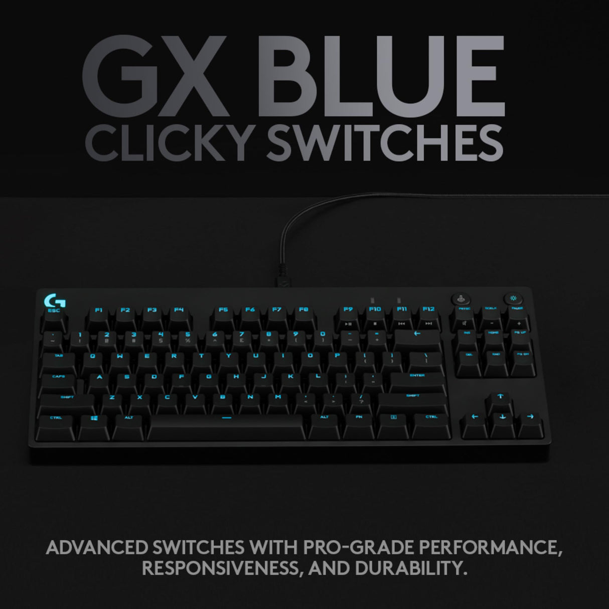 Logitech G Pro - Cableado mecánico Gaming keyb Negro - deu - Central GR Negro